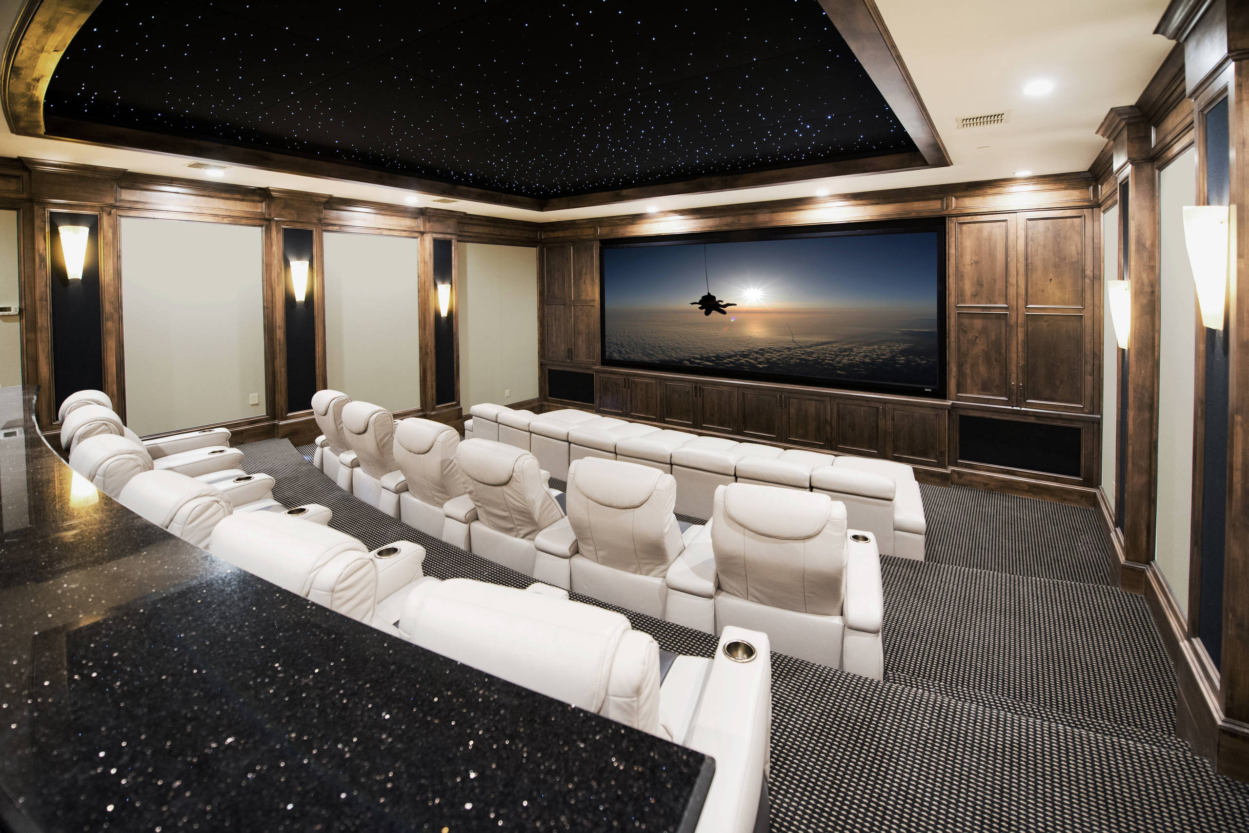 Cinematic visuals and surround sound, right at home.